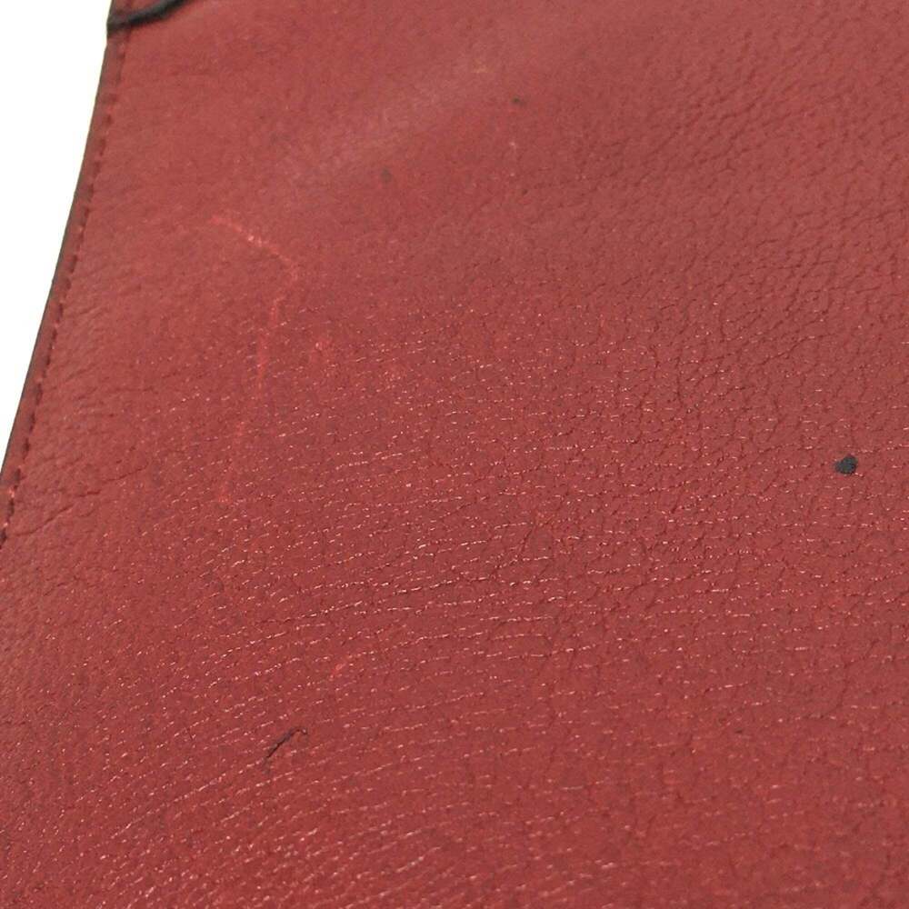 CHRISTIAN DIOR Vintage Red Leather Shoulder Bag - Picture 6 of 13